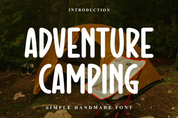 Adventure Camping Script Font for Crafters