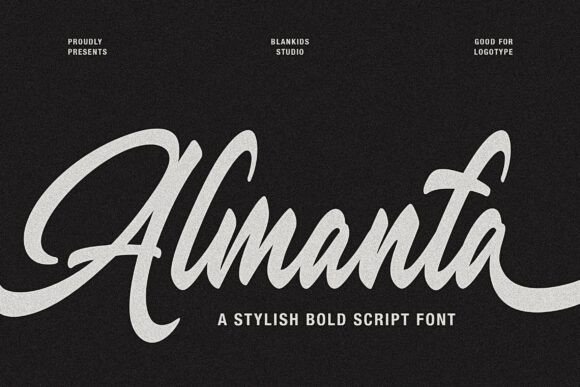 Almanta: A Bold Script Font for Branding