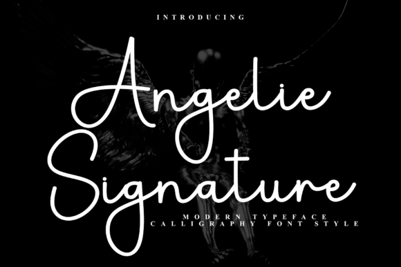 Angelie Signature: A Font for Polished Branding