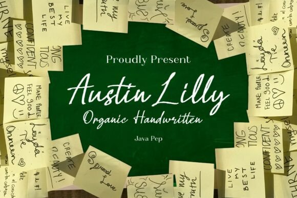 Austin Lilly: A Warm Script Typeface for Editorial Design