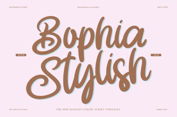 Bophia Stylish: The Typeface That Elevates Campaigns