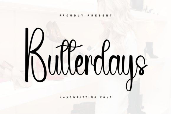 Butterdays: A Handwritten Font for Editorial Design