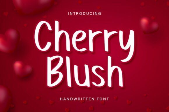 Cherry Blush Typeface: A Sweet Script for Branding