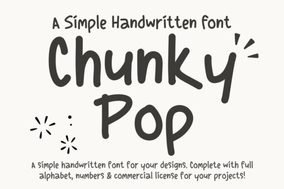 Chunky Pop: A Playful Display Font for Web Design