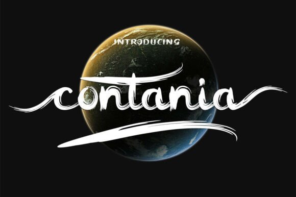 Contania Font: Elegant Script for Handmade Brands