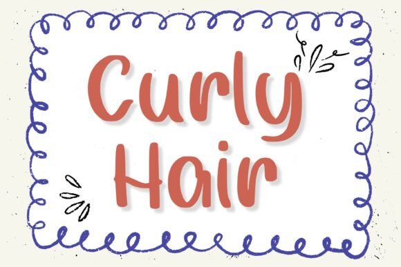 Curly Hair Font: A Playful Typeface for Small Business Branding