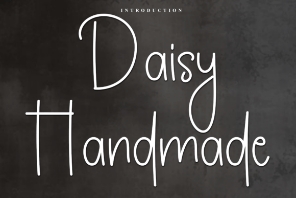 Daisy Handmade: A Whimsical Script Font for Digital Design