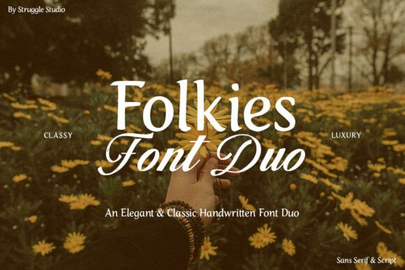 Folkies Duo Typeface for Branding