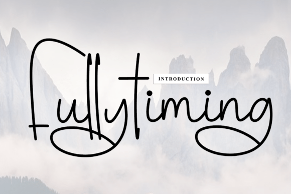 Fullytiming: A Timeless Handwritten Font for Makers