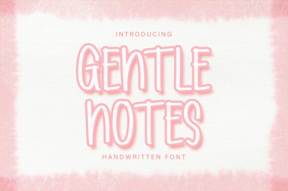 Gentle Notes Font for Handmade Sellers