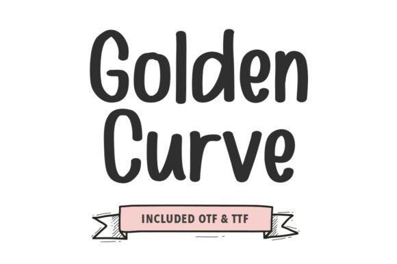 Golden Curve Font: A Bold Brush Typeface Review