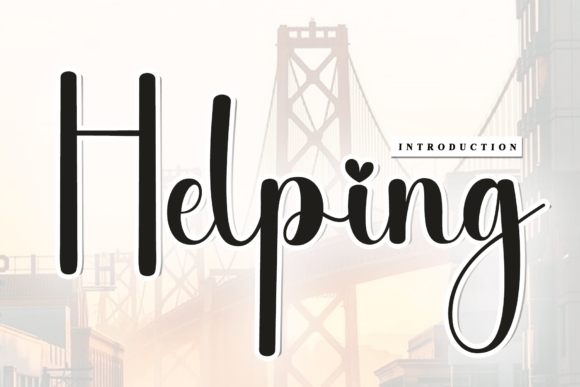 Helping: A Timeless Handwritten Font for Editorial Design
