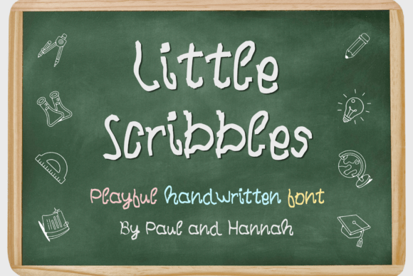 Little Scribbles: A Playful Handwritten Font for Web