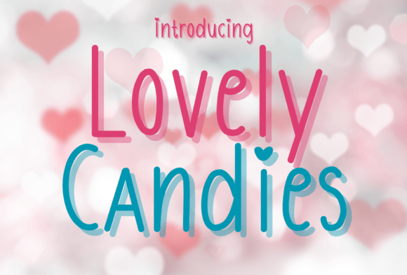 Lovely Candies: A Sweet Display Font for Editors