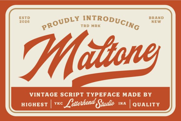 Maltone Typeface: Elevate Your Brand Identity