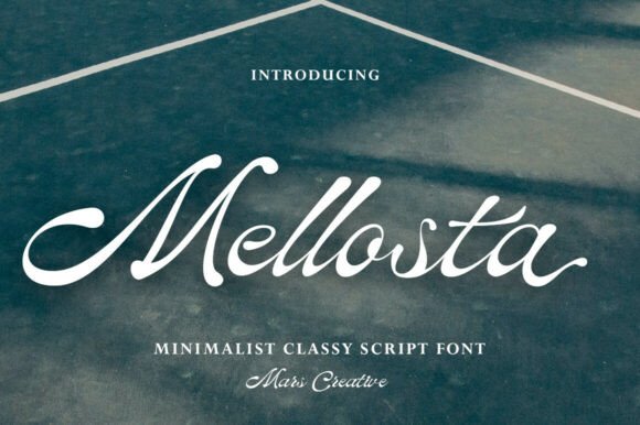 Mellosta: A Minimalist Script Font for Modern Web Design
