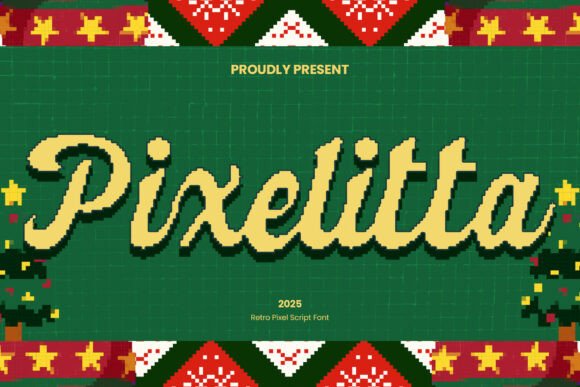 Pixelitta: A Retro Pixel Typeface for Modern Brands