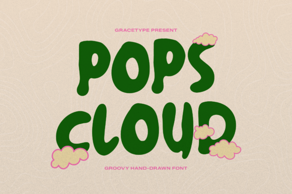 Pops Cloud: A Playful Display Font for Bold Branding