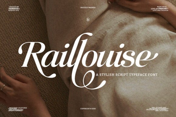 Raillouise: A Script Typeface for Makers