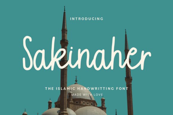 Sakinaher Font: Elevating Campaign Visuals with Grace