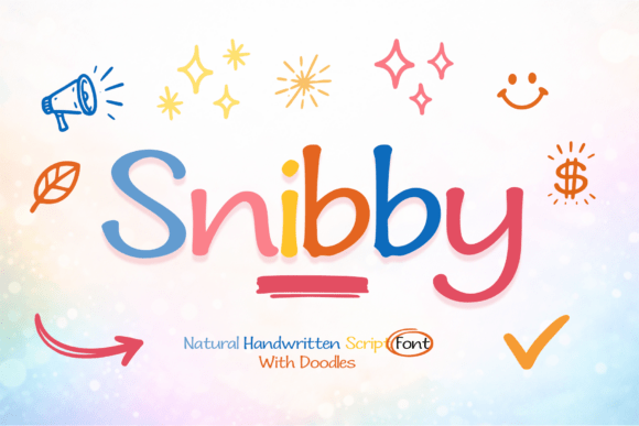Snibby: A Zesty Handwritten Font for Branding