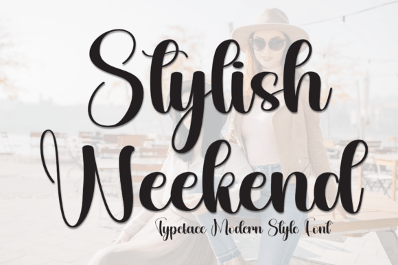 Stylish Weekend: A Handwritten Font for Editorial Charm