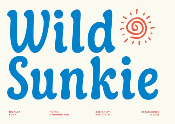 Wild Sunkie: The Handwritten Display Font for Bold Campaigns
